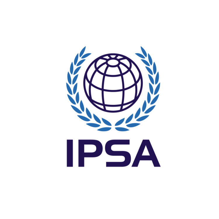 IPSA logo displayed on a dark white background.